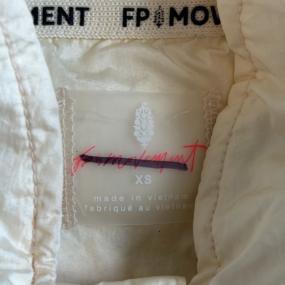 Fp Movement Cream Glitz Blitz Quilted Puff Jacket Size XS - Picture 8 of 9